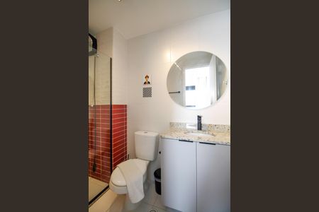 Apartamento para alugar com 26m², 1 quarto e sem vaga Apartamento para alugar com 26m², 1 quarto e sem vagaBanheiro da Suíte