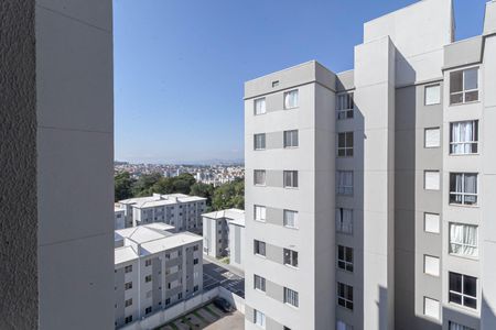 Varanda da sala - Vista de apartamento à venda com 2 quartos, 58m² em Caiapos, Contagem