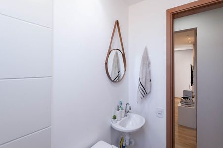 Apartamento à venda com 58m², 2 quartos e 1 vaga Apartamento à venda com 58m², 2 quartos e 1 vagaBanheiro social
