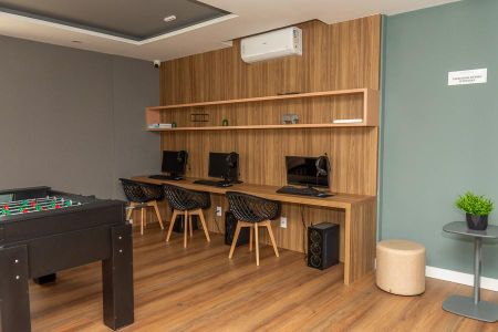 Apartamento para alugar com 82m², 3 quartos e 2 vagas Apartamento para alugar com 82m², 3 quartos e 2 vagasÁrea Comum-Sala de Jogos