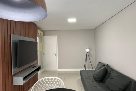 Sala de apartamento para alugar com 1 quarto, 45m² em Gonzaga, Santos