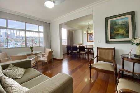 Sala de apartamento à venda com 3 quartos, 115m² em Santa Lúcia, Belo Horizonte