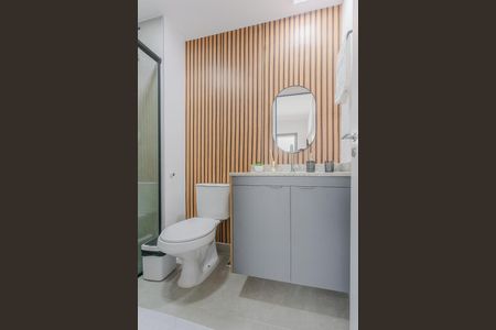 Apartamento para alugar com 28m², 1 quarto e sem vagaBanheiro da Suíte