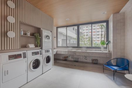 Apartamento para alugar com 28m², 1 quarto e sem vagaLavanderia