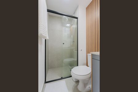 Apartamento para alugar com 28m², 1 quarto e sem vagaBanheiro da Suíte