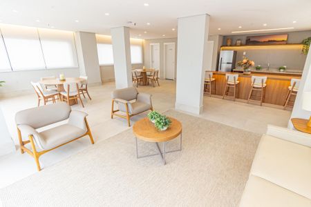 Apartamento para alugar com 32m², 1 quarto e sem vaga Apartamento para alugar com 32m², 1 quarto e sem vagaÁrea comum - Salão de festas