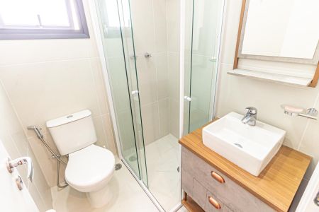 Banheiro de apartamento para alugar com 1 quarto, 32m² em Mooca, São Paulo