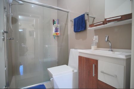 Banheiro da Suíte de casa à venda com 1 quarto, 120m² em Vicentina, São Leopoldo
