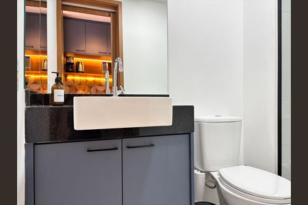 Studio para alugar com 25m², 1 quarto e sem vaga Studio para alugar com 25m², 1 quarto e sem vagaBanheiro