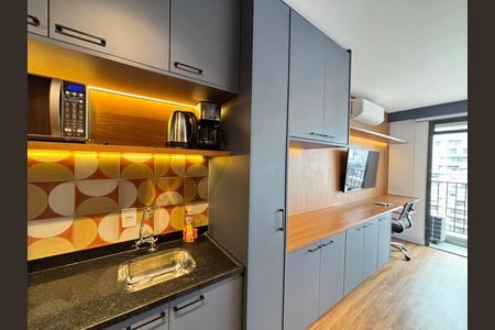 Studio de kitnet/studio para alugar com 1 quarto, 25m² em Pinheiros, São Paulo