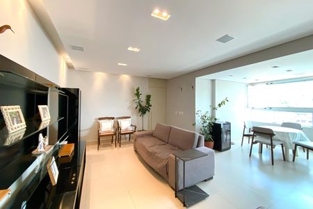 Sala de apartamento à venda com 3 quartos, 87m² em Grajaú, Belo Horizonte