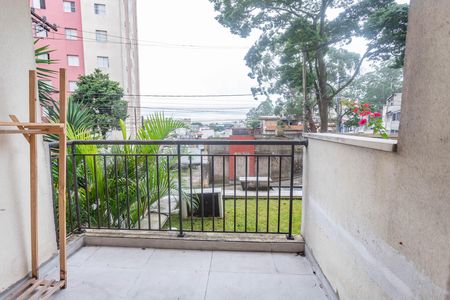 Varanda da sala  de apartamento à venda com 3 quartos, 62m² em Centro, Diadema