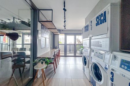 Studio para alugar com 27m², 1 quarto e sem vagaLavanderia
