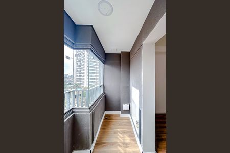 Varanda de kitnet/studio para alugar com 1 quarto, 27m² em Chácara Seis de Outubro, São Paulo