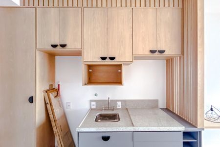 Studio para alugar com 27m², 1 quarto e sem vagaCozinha - Armários