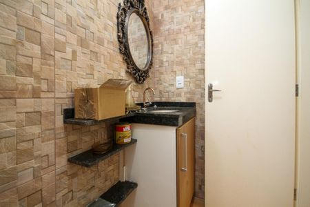 Casa de condomínio para alugar com 86m², 3 quartos e 2 vagasLavabo