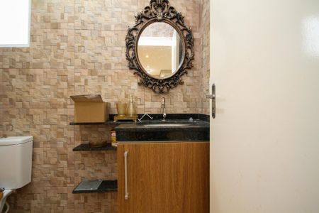 Casa de condomínio para alugar com 86m², 3 quartos e 2 vagasLavabo