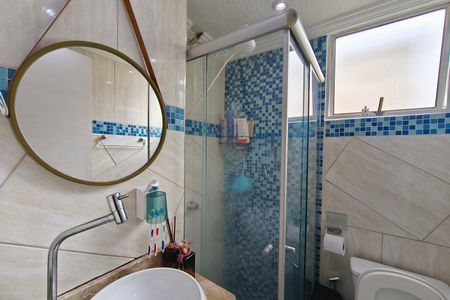 Banheiro de apartamento à venda com 2 quartos, 47m² em Cidade Satélite Íris, Campinas