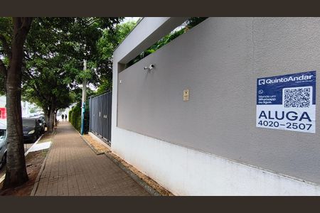 Apartamento para alugar com 34m², 1 quarto e 1 vagaFachada + Plaquinha