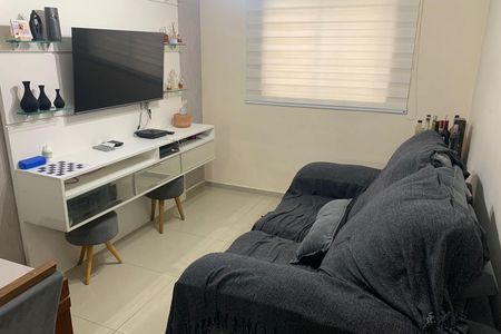 Sala de casa para alugar com 3 quartos, 83m² em Estuário, Santos