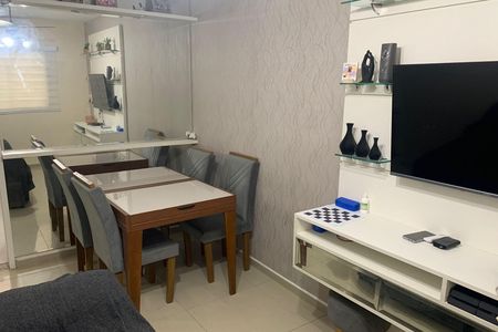 Sala de casa para alugar com 3 quartos, 83m² em Estuário, Santos