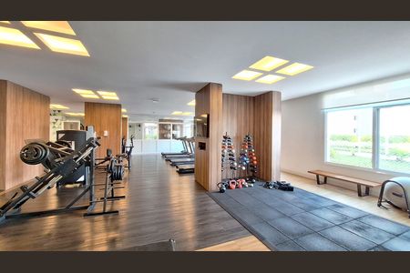 Apartamento à venda com 100m², 3 quartos e 2 vagas Apartamento à venda com 100m², 3 quartos e 2 vagasAcademia