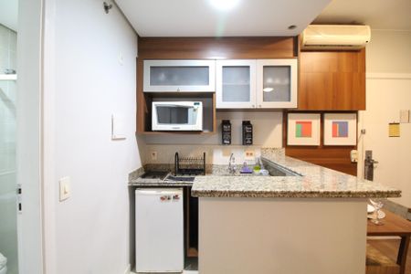 Cozinha de kitnet/studio para alugar com 1 quarto, 53m² em Santa Paula, São Caetano do Sul
