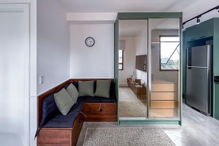 Apartamento para alugar com 27m², 1 quarto e sem vaga
