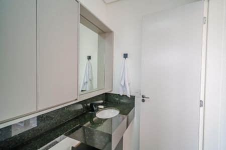 Studio para alugar com 29m², 1 quarto e sem vaga Studio para alugar com 29m², 1 quarto e sem vagaBanheiro