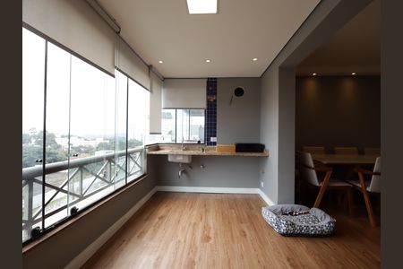 Varanda da Sala de apartamento à venda com 3 quartos, 130m² em Fazenda Morumbi, São Paulo