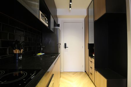 Studio para alugar com 25m², 1 quarto e sem vagaCozinha