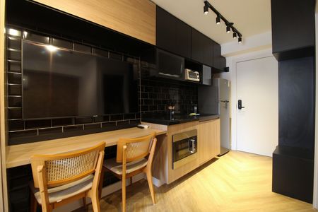 Studio para alugar com 25m², 1 quarto e sem vagaCozinha