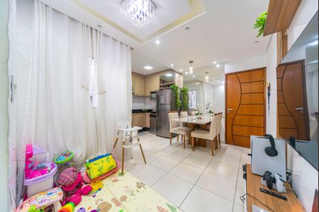 Sala de apartamento à venda com 2 quartos, 57m² em Vila Pires, Santo André