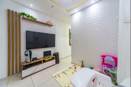Sala de apartamento à venda com 2 quartos, 57m² em Vila Pires, Santo André