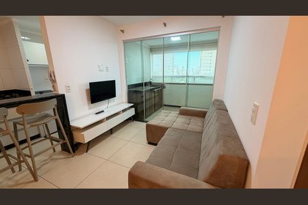 Sala de apartamento para alugar com 2 quartos, 56m² em Setor Bueno, Goiânia