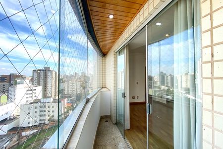 Varanda da Sala de apartamento à venda com 2 quartos, 90m² em Grajaú, Belo Horizonte
