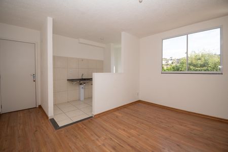 Sala de apartamento para alugar com 2 quartos, 45m² em Chácara Contagem, Contagem