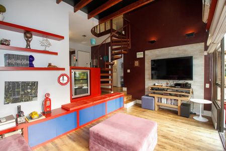 Sala de Estar de apartamento para alugar com 1 quarto, 80m² em Cerqueira César, São Paulo