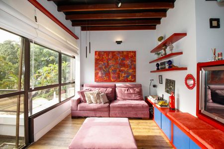 Sala de Estar de apartamento para alugar com 1 quarto, 80m² em Cerqueira César, São Paulo