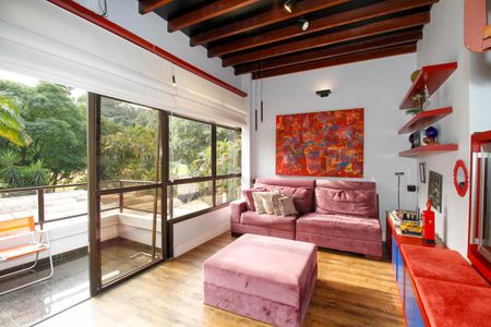 Sala de Estar de apartamento para alugar com 1 quarto, 80m² em Cerqueira César, São Paulo