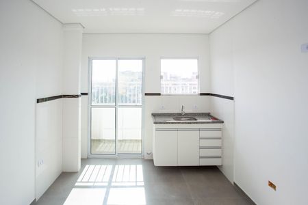 Sala/Cozinha de apartamento para alugar com 1 quarto, 37m² em Vila Clara, São Paulo