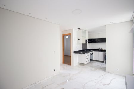 Sala de apartamento para alugar com 2 quartos, 45m² em Chacaras Reunidas Santa Terezinha, Contagem