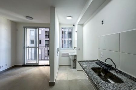 Cozinha de apartamento para alugar com 2 quartos, 39m² em Belenzinho, São Paulo
