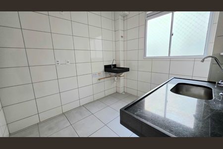 Cozinha de apartamento à venda com 2 quartos, 41m² em Ovídeo Guerra, Lagoa Santa