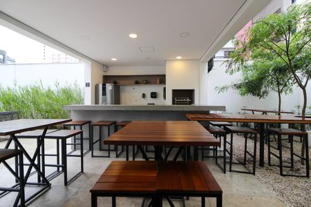 Studio para alugar com 26m², 1 quarto e sem vaga Studio para alugar com 26m², 1 quarto e sem vagaÁrea comum - Churrasqueira