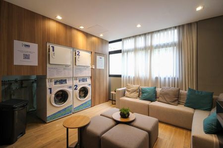 Studio para alugar com 26m², 1 quarto e sem vaga Studio para alugar com 26m², 1 quarto e sem vagaÁrea comum - Lavanderia