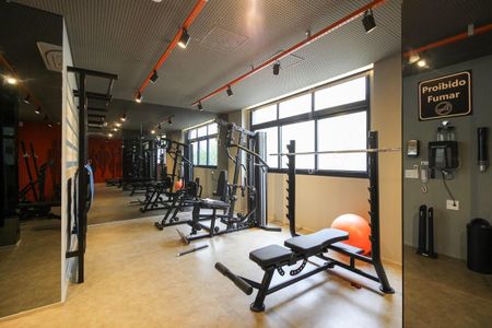 Studio para alugar com 26m², 1 quarto e sem vaga Studio para alugar com 26m², 1 quarto e sem vagaÁrea comum - Academia
