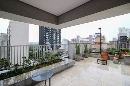 Studio para alugar com 26m², 1 quarto e sem vaga Studio para alugar com 26m², 1 quarto e sem vagaÁrea comum - Terraço