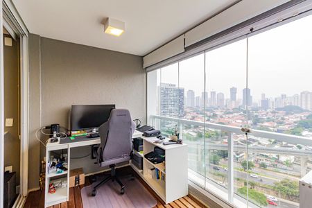 Varanda de apartamento à venda com 2 quartos, 67m² em Brooklin, São Paulo