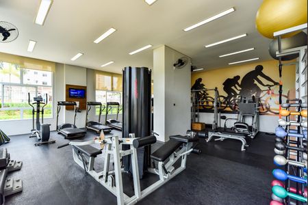 Apartamento para alugar com 104m², 2 quartos e 2 vagas Apartamento para alugar com 104m², 2 quartos e 2 vagasÁrea comum - Academia